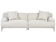 Divano 3 posti MATILA Bouclé Bianco sporco_1044395