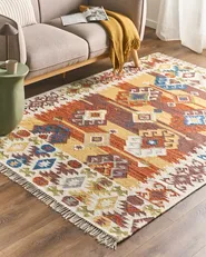 Rug VOSKETAP Multicolour 160 x 230 cm Kilim Wool_859368
