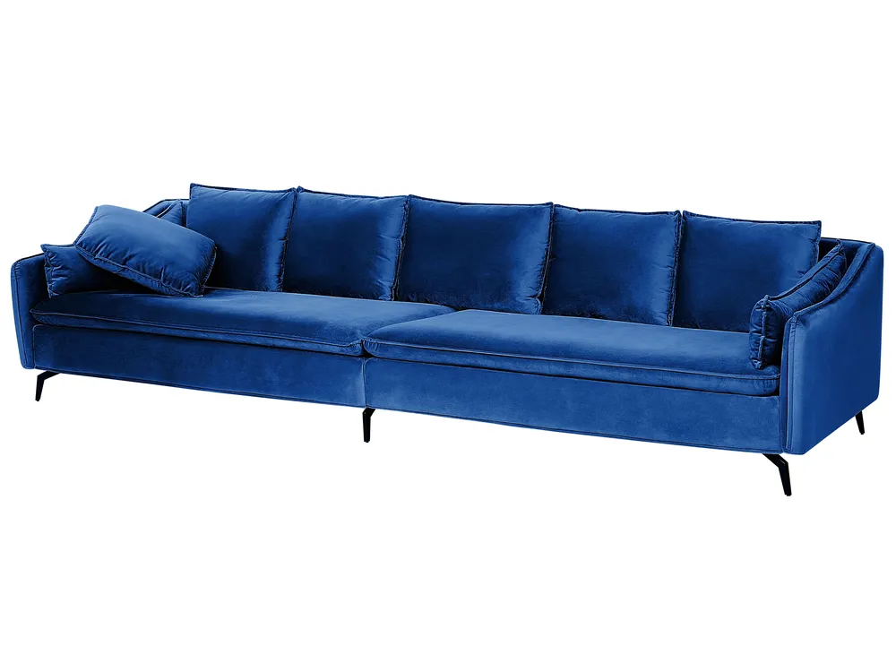 Divano 4 posti AURE Velluto Blu marino_851571