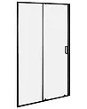 Przesuwne drzwi prysznicowe YAURI 120 x 190 cm Czarny
