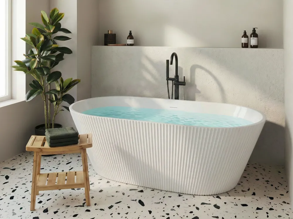 Freestanding Bathtub POTOSI 1690 x 770 mm White