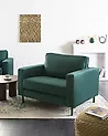Armchair SAVALEN Velvet Dark Green