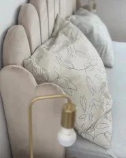 Bed Fabric AMBILLOU 180 x 200 cm (EU Super King) Light Beige_980023