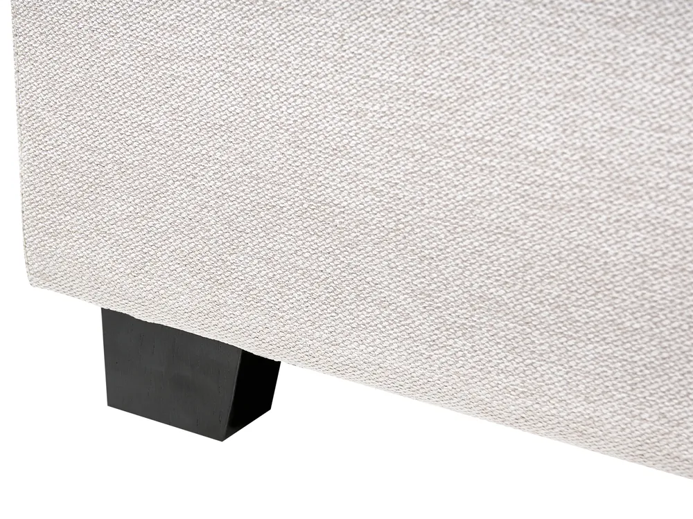 Bed Fabric ROUEN 180 x 200 cm (EU Super King) Light Beige_1004690