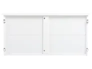 Set of 2 Bed Storage Drawers Pine Wood CRONAT White_964229