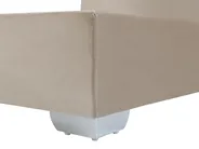 Divan Bed Velvet CONSUL 160 x 200 cm (EU King Size) Light Beige_736373