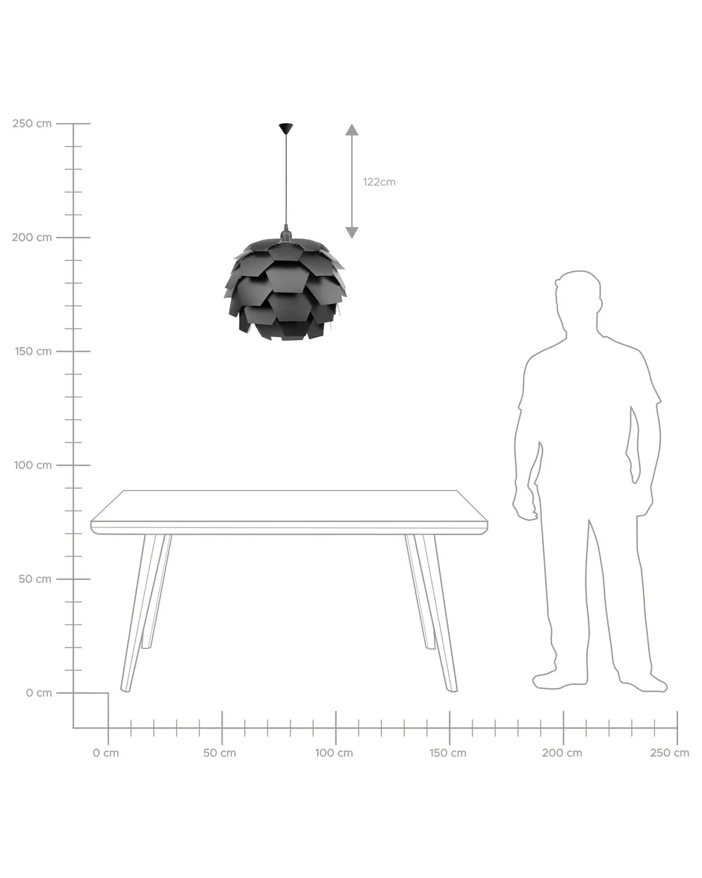 Pendant Lamp SEGRE L Black_747611