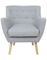 Fabric Armchair Grey DRAMMEN_719810