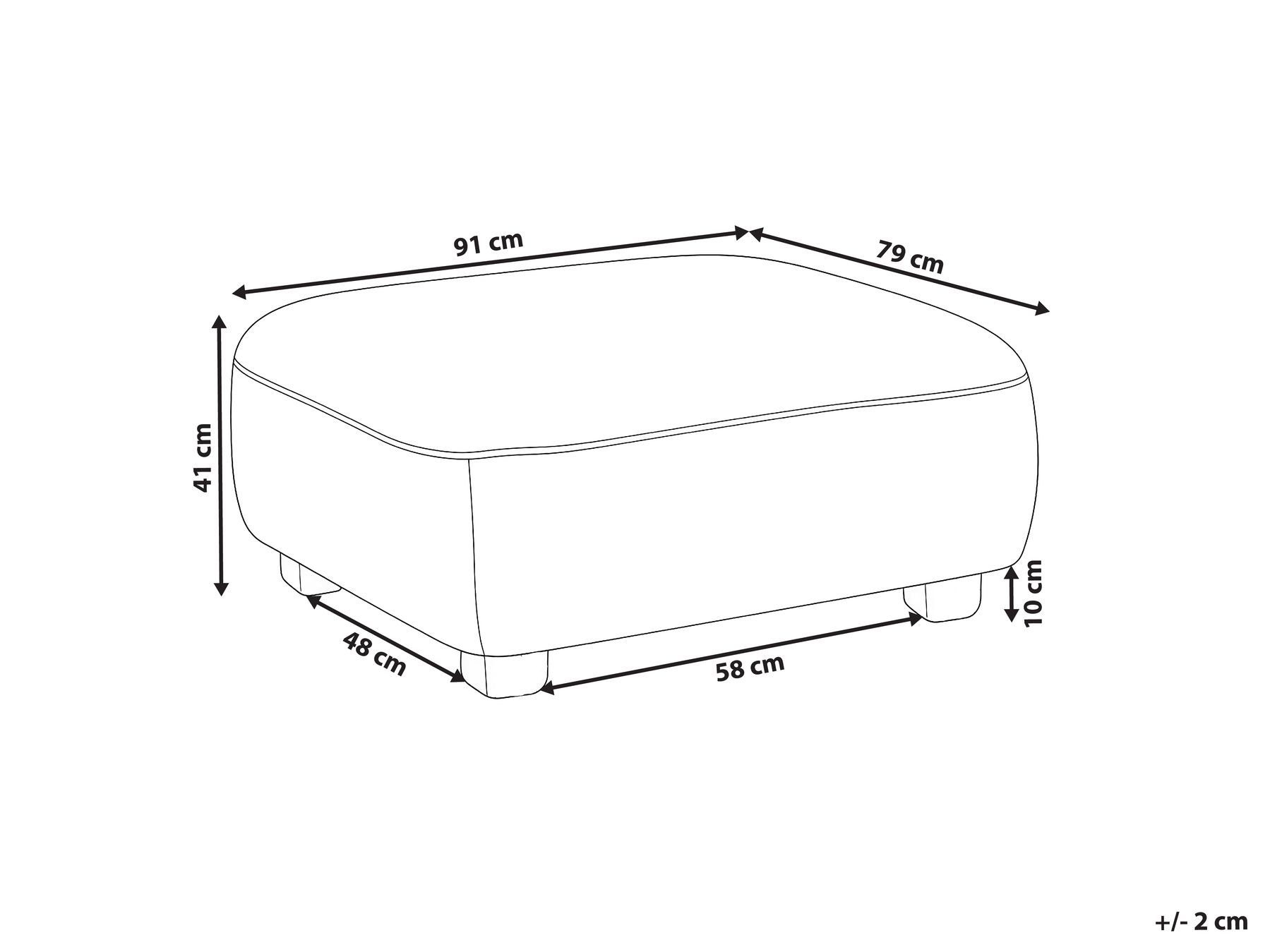 Ottoman AMLI Boucle Off-White_1070093