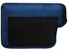 3 Seater Velvet Sofa Blue LOKKA_704403