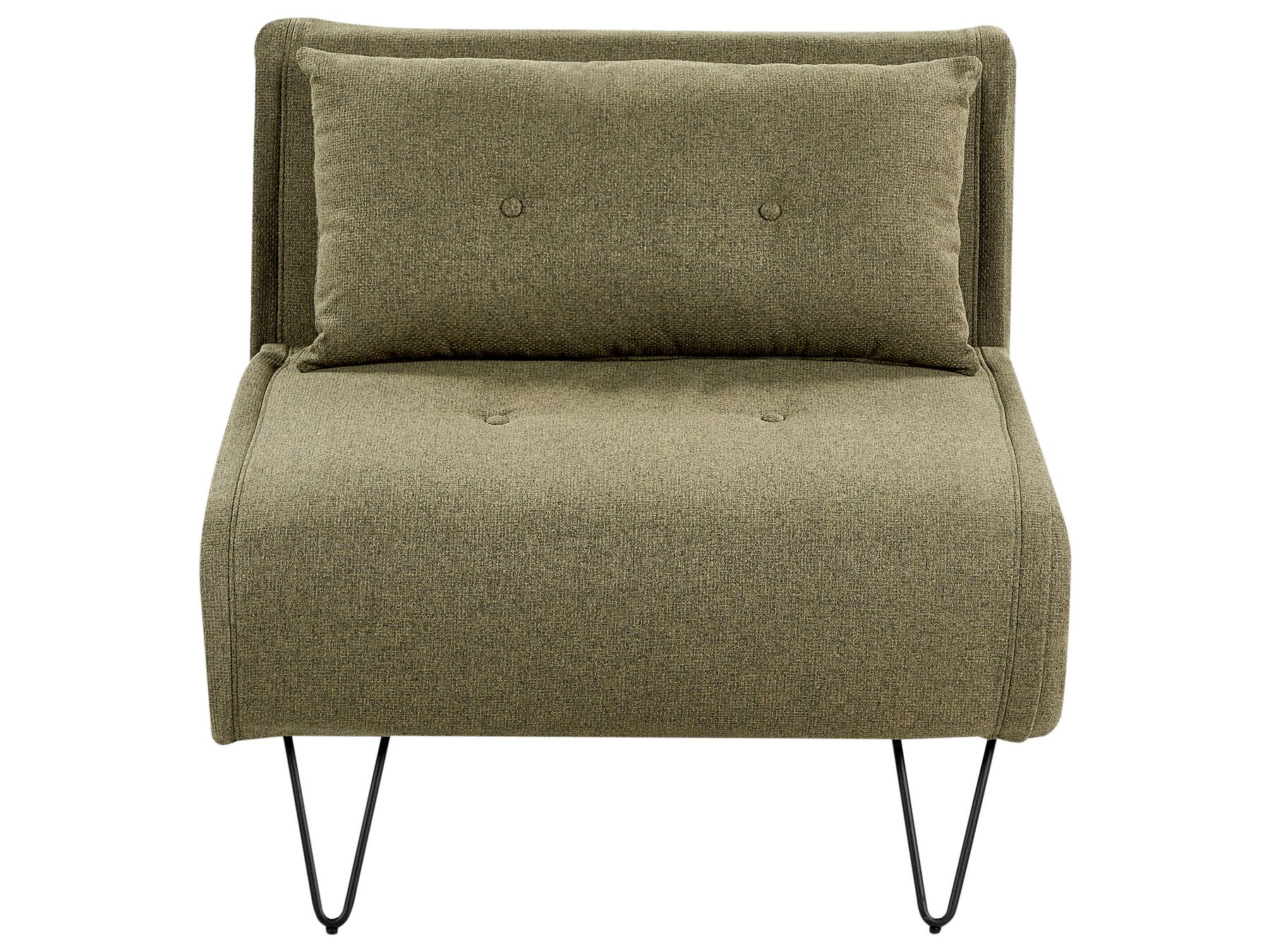 Fabric Sofa Bed Olive Green VESTFOLD_930211