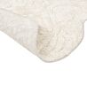 Tapete de casa de banho em algodão creme 150 x 60 cm CANBAR_905472