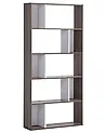 5 Tier Bookcase ORILLA 174 cm Dark Brown