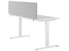 Desk Screen 180 x 40 cm Light Grey WALLY_800762