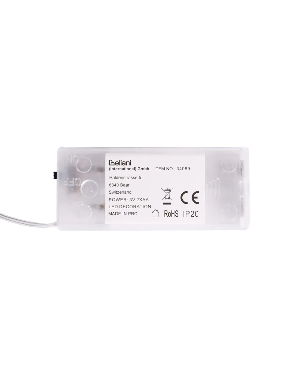 LED KYVESI 20/25/30 cm Albero di Natale Bianco_1029942