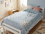 Koc LIMGHA 130 x 170 cm Niebieski_1183500
