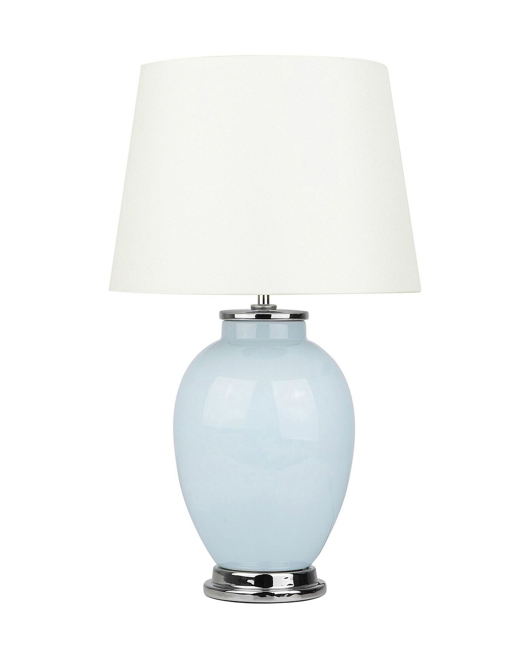 Lampka nocna ceramiczna niebieska BRENTA_690594