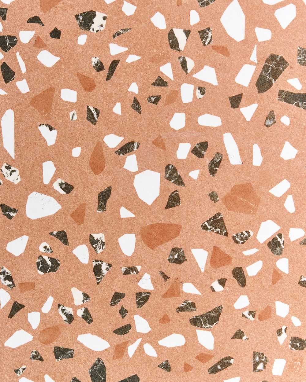 Set de 2 scaune de grădină ADRANO Pliabil Metal efect terrazzo Portocaliu_1021735