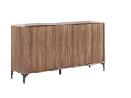 4 Door Sideboard COWELL Dark Brown_1171246