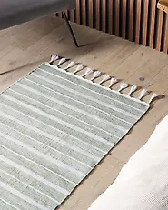 Rug BADEMLI Dark Green 80 x 150 cm_1184590