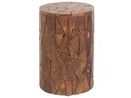 Tavolino DAWSON Legno di teak Marrone_735982