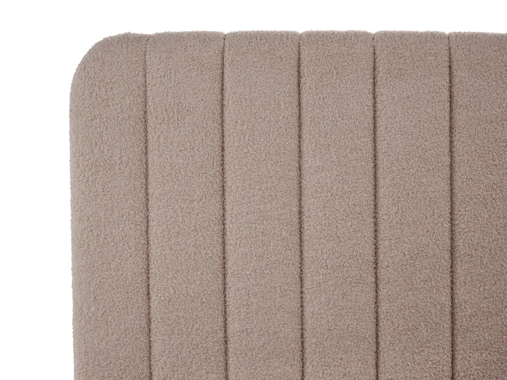 Ottoman Bed LUNAN Boucle Taupe 140 x 200 cm (EU Double)_1048564