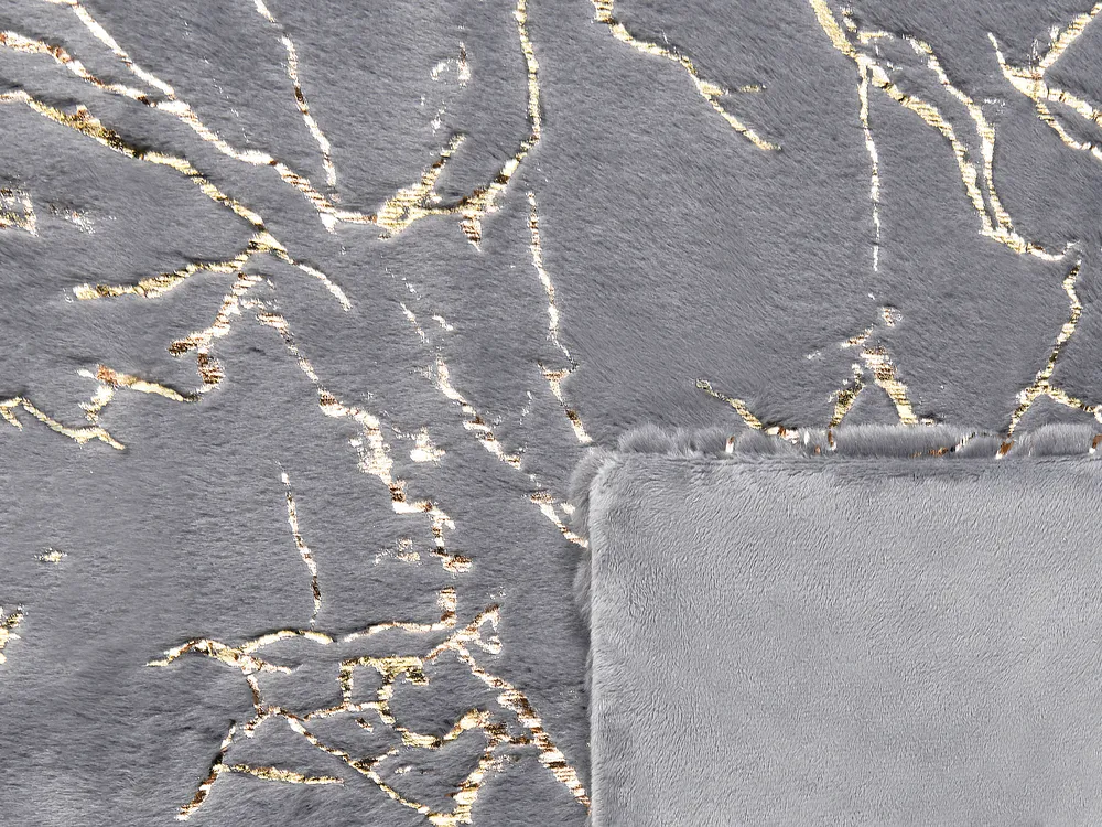 Kuscheldecke GODAVARI 150 x 200 cm Grau_820344