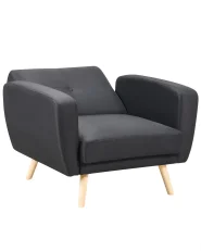 Sedia reclinabile FLORLI Tessuto Nero_954345