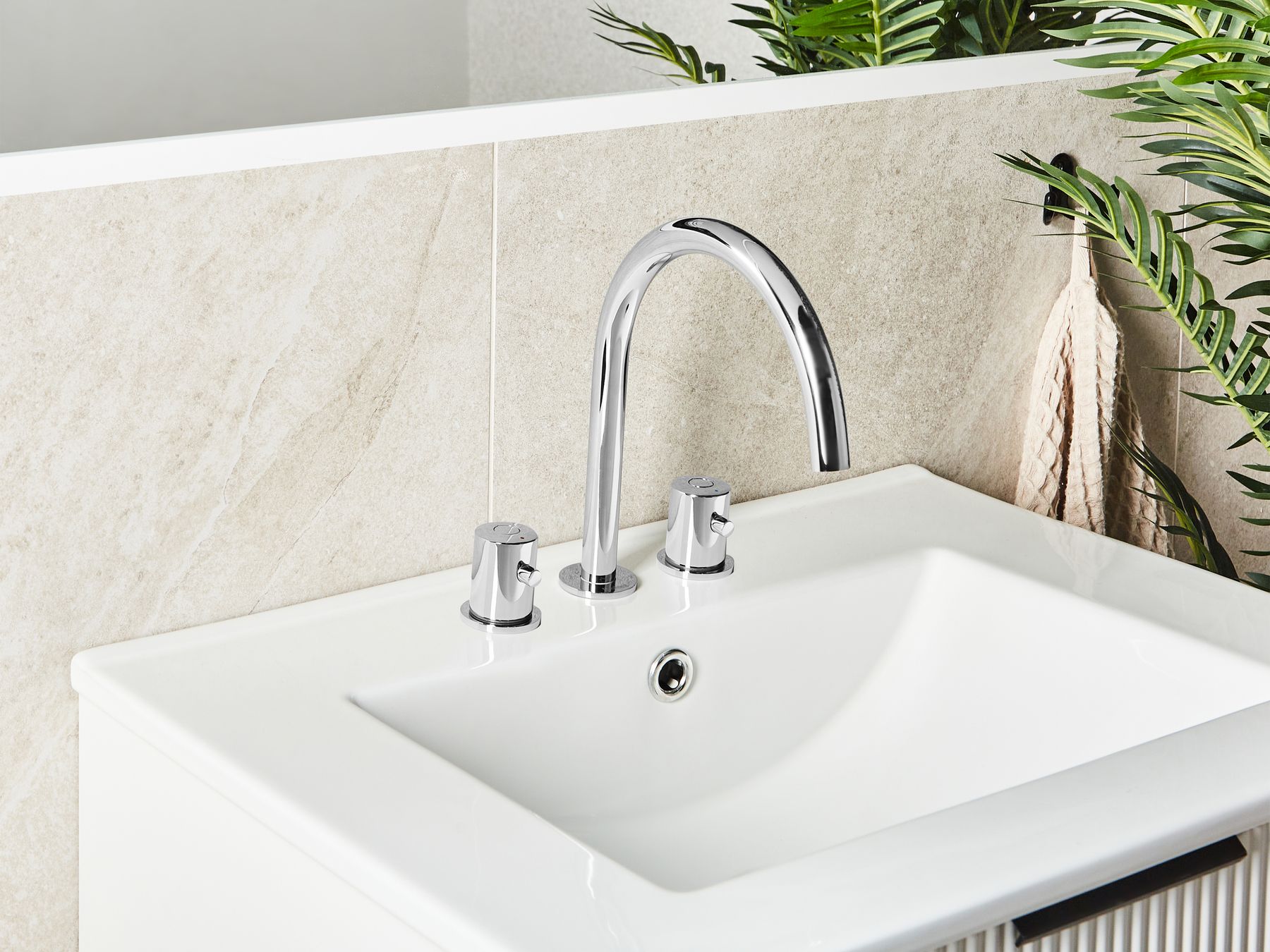 Bateria umywalkowa srebrna PILCOMAYO _998792