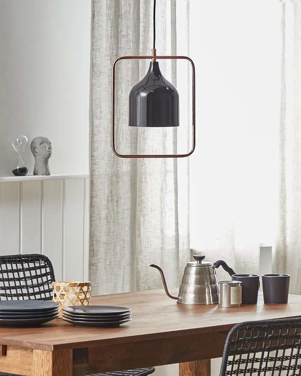 Pendant Lamp MAVONE Metal Black_808855