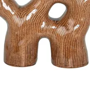 Wazon na kwiaty BARBUS 31 cm Kamionka Brązowy_935276