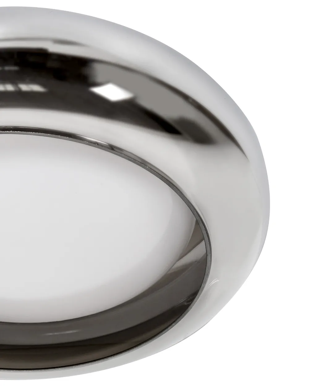 Lampa sufitowa LED NITH Ze ściemniaczem Szkło Srebrny_1107079