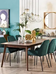 Dining Table MADOX Dark Walnut 200 cm 100 cm_836337