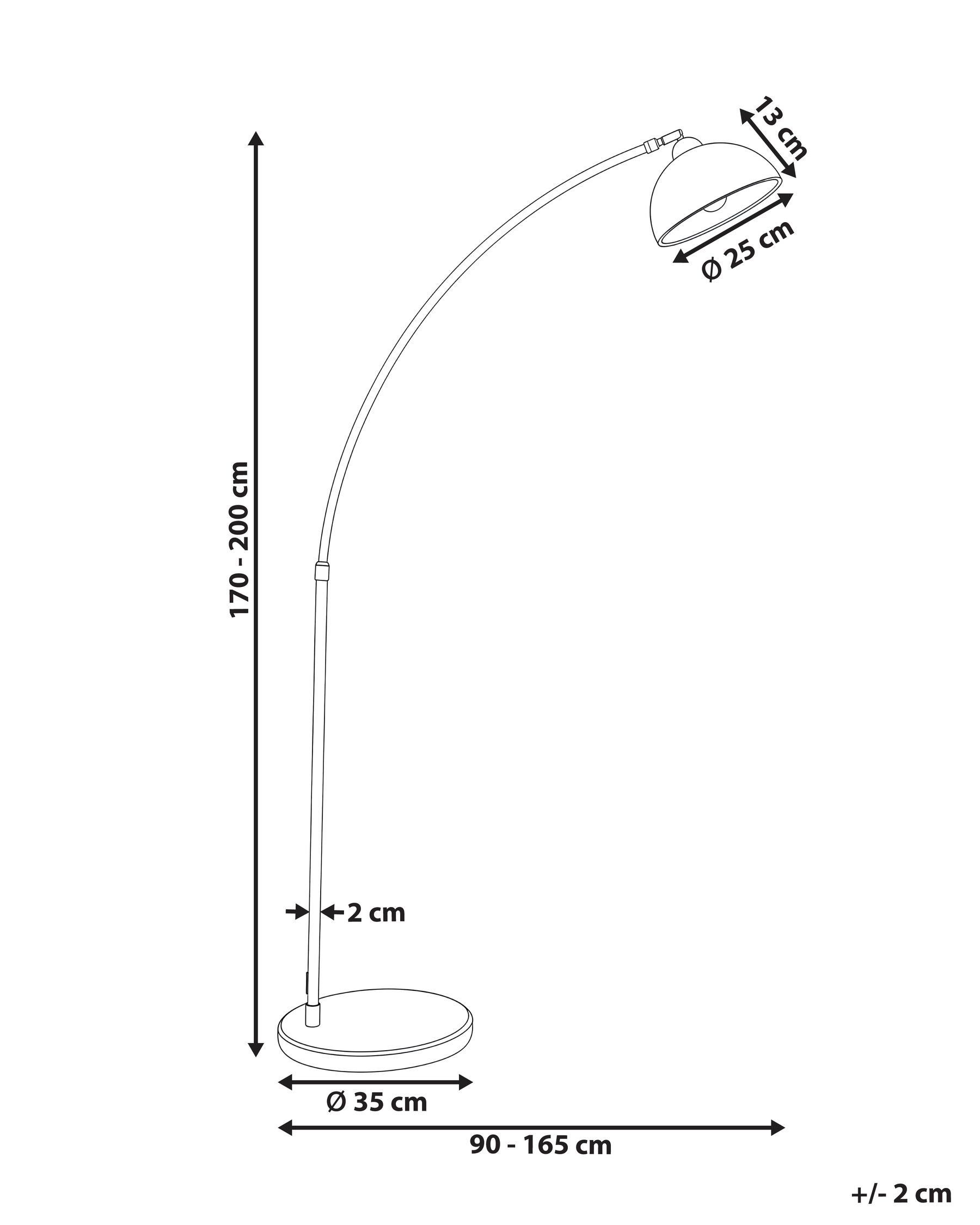 Floor Lamp CAGAYAN Metal White_1054061