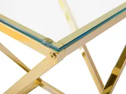 Side Table BEVERLY Glass Gold_733181