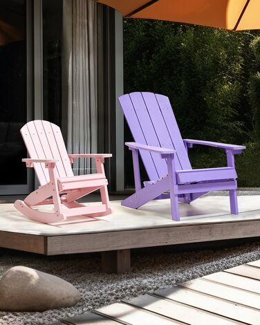 Garden Kids Rocking Chair Pink ADIRONDACK