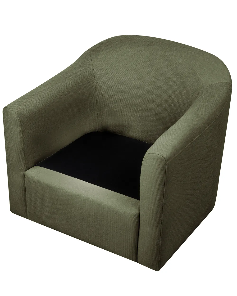 Swivel Armchair MAGNOR Fabric Dark Green_966250