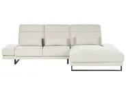 Corner Sofa 4 Seater IKAST Fabric Light Beige Left Hand_961861