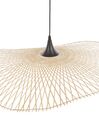 Lampa wisząca bambusowa 80 cm jasne drewno FLOYD_785652