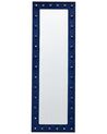 Velvet Standing Mirror 50 x 150 cm Blue ANSOUIS_840657