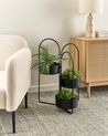 Metal Plant Pot Stand Black COLUTENA_933712