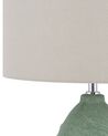 Keramická stolní lampa zelená OHIO_790787