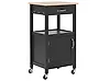 Kitchen Trolley SIENA Black