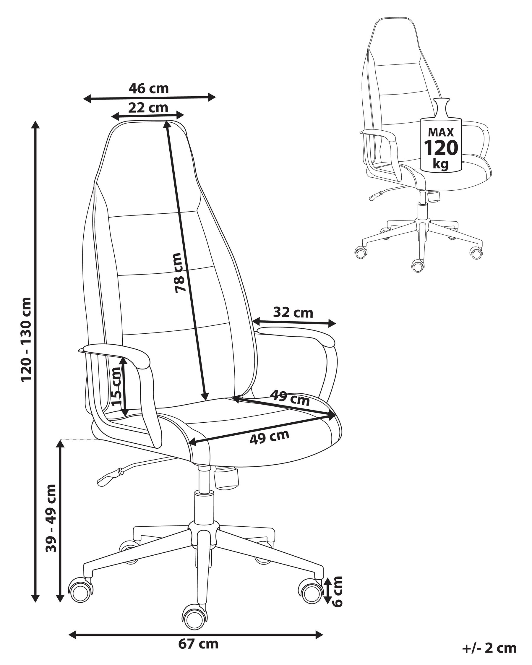 Sedia da ufficio REBEL Tessuto Bianco sporco_994603