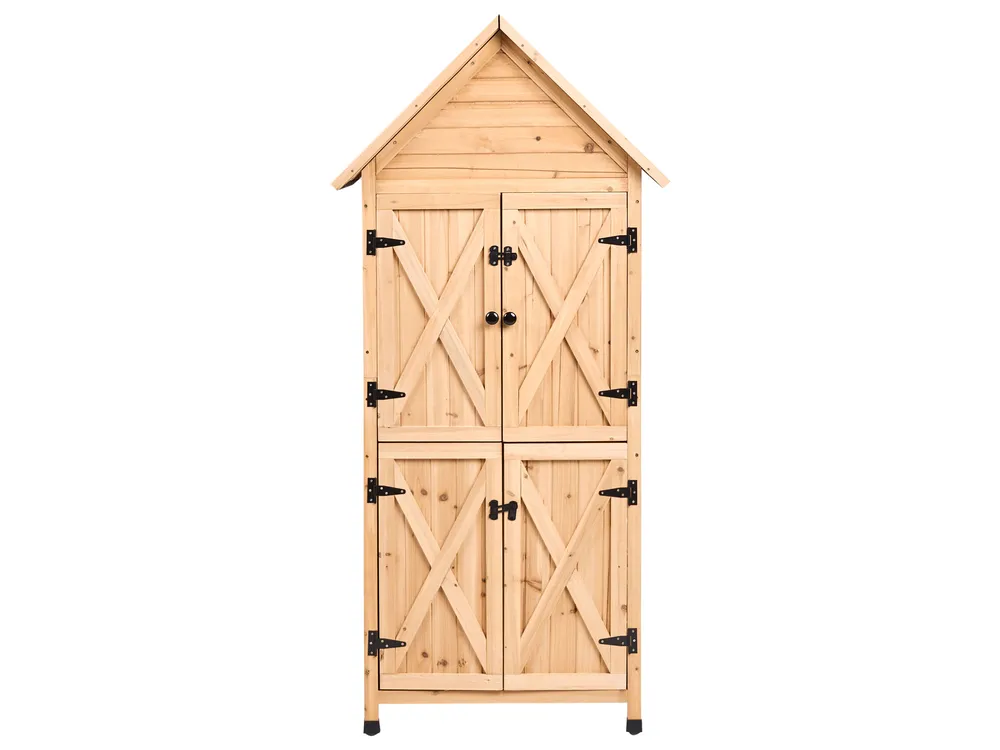 Capanno per gli attrezzi SENIGA 85 cm 46 cm Legno di abete Naturale_1041626
