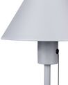 Lampada da tavolo metallo grigio chiaro 37 cm CAPARO_851331
