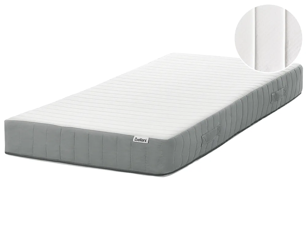 Materac kieszeniowy z pianką termoelastyczną SILENT HYBRID 7 PLUS H2/3 średnio twardy 90 x 200 cm
