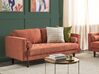 3 Seater Fabric Sofa Golden Brown NURMO_896256