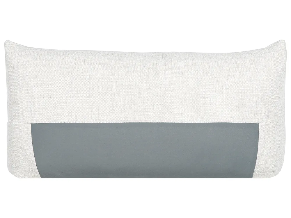 Living Room Set 5 Seater LUVOS Fabric Off-White_972251