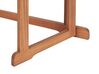 Stolik balkonowy składany akacjowy 110 x 47 cm jasne drewno TREIA_811900